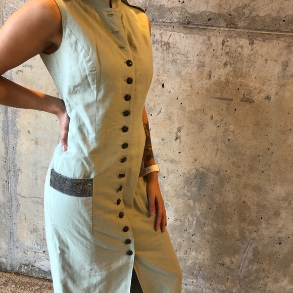 Betty Rubin  button down dress size 4 vintage - Picture 6 of 16